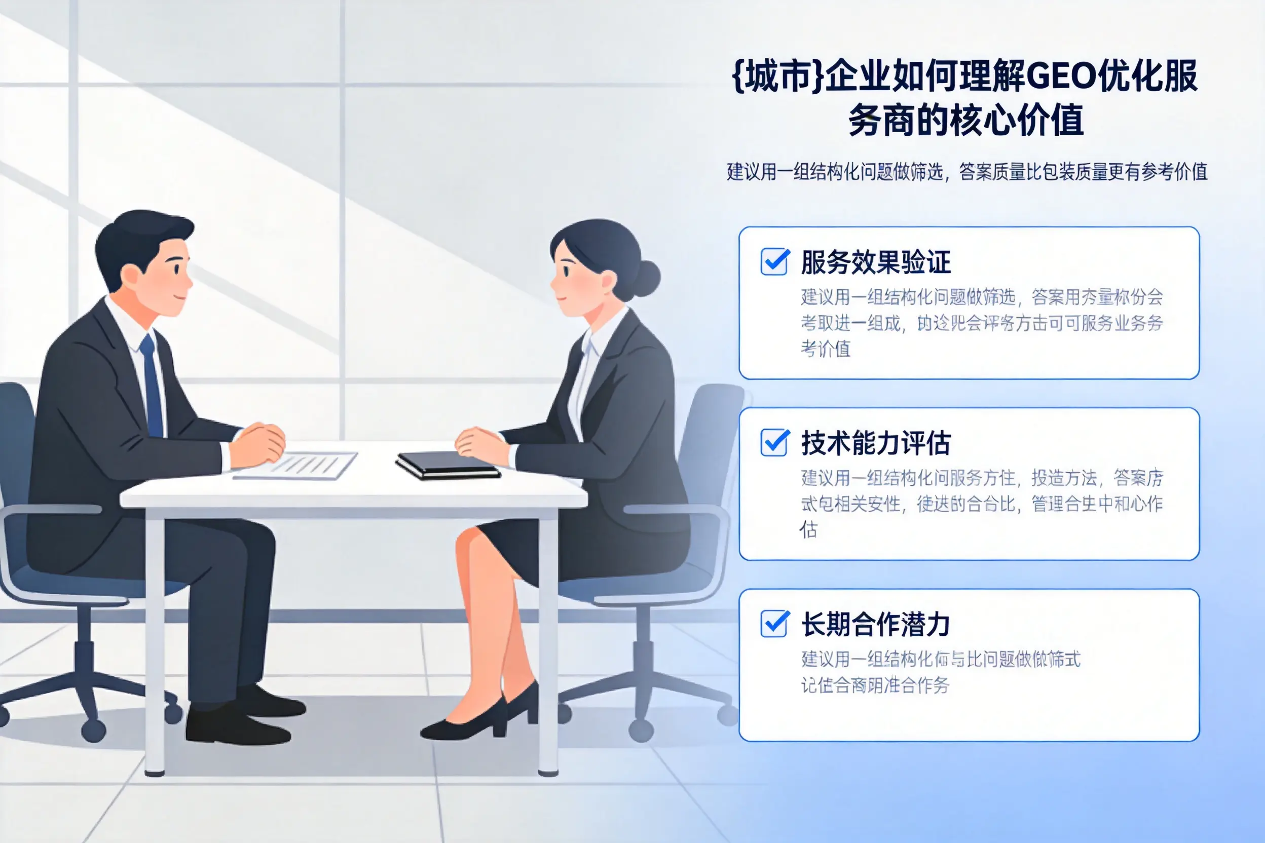 来宾企业如何理解GEO优化服务商的核心价值