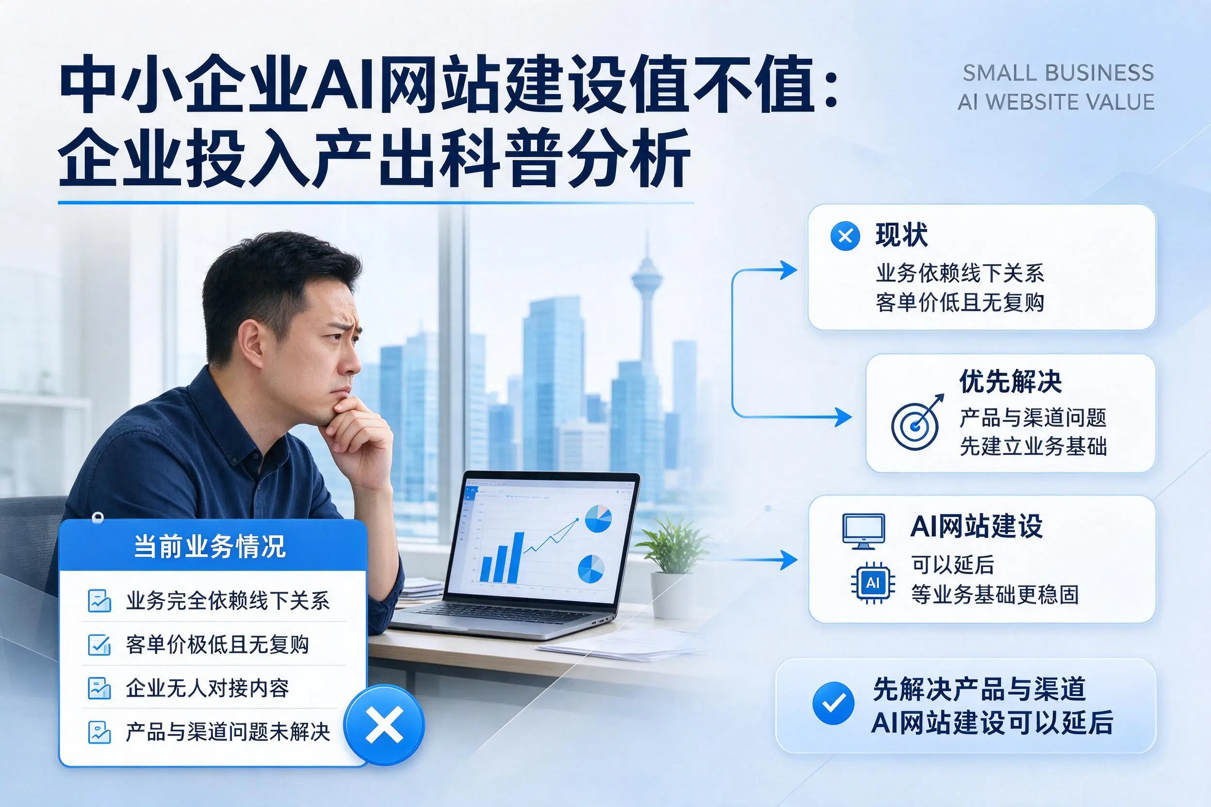 中小企业AI网站建设值不值：来宾企业投入产出科普分析