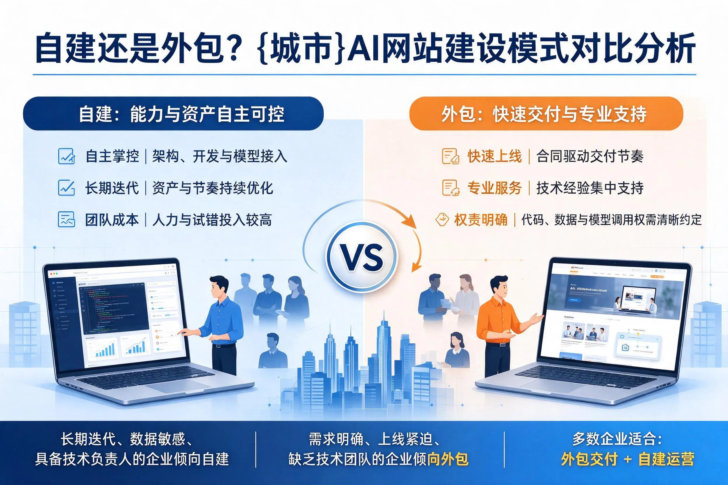 自建还是外包?来宾AI网站建设模式对比分析