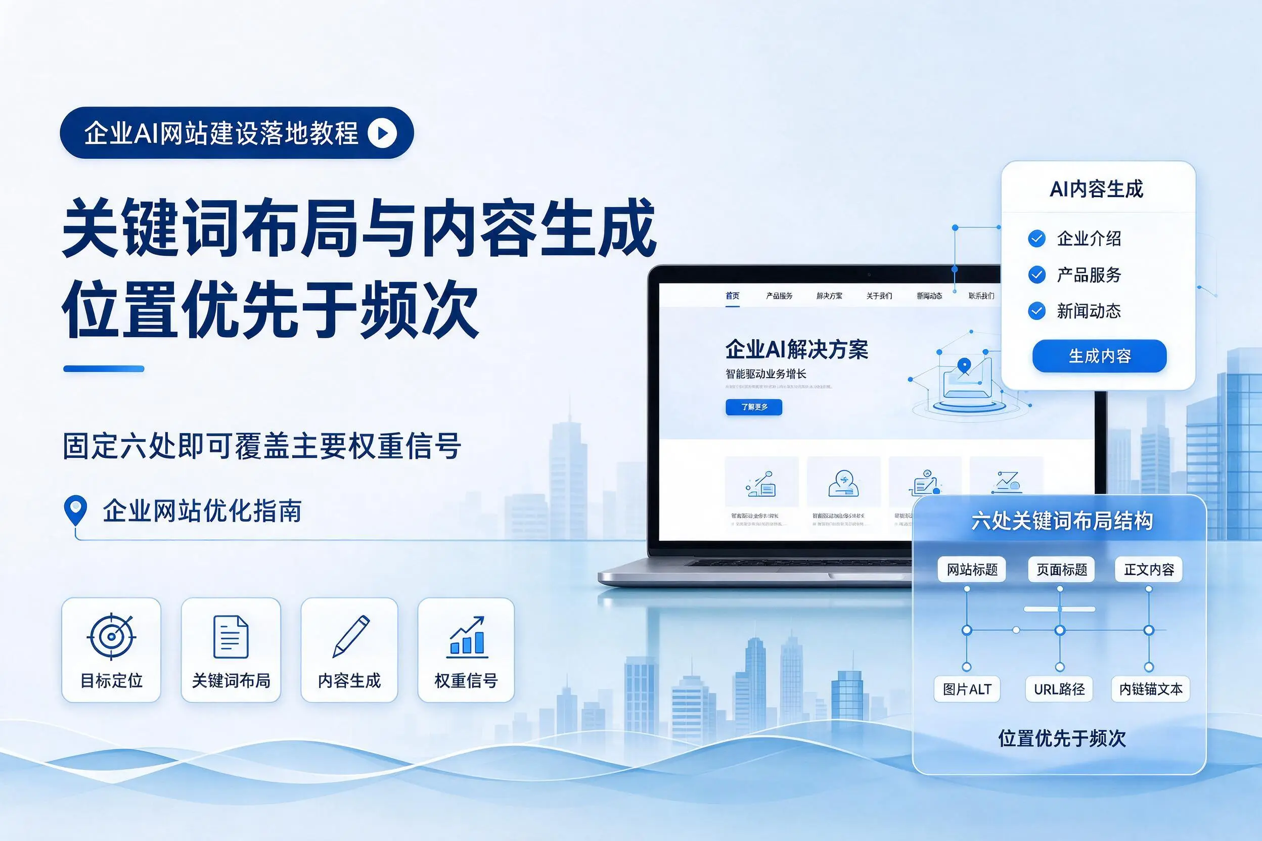来宾企业AI网站建设落地教程：关键词布局与内容生成